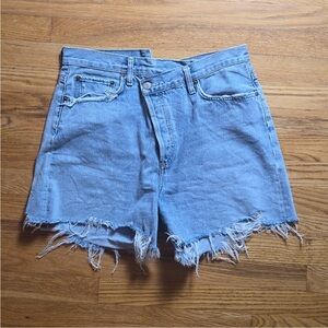 Agolde Criss Cross Jean Shorts